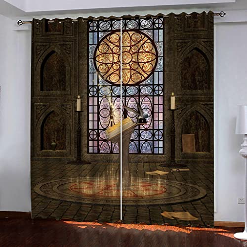 Rideau occultant haut de gamme motif marocain 3D isolant pour salon chic