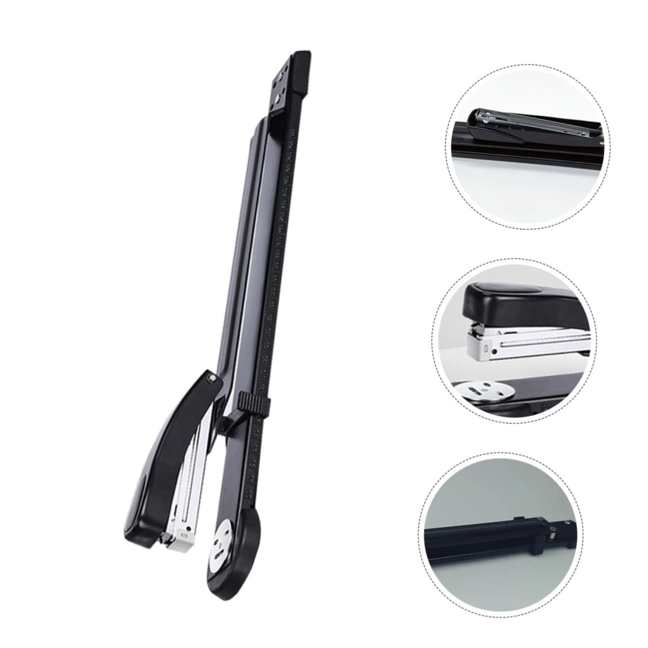 3 Pezzi Pinzatrice Ergonomica Braccio per Ufficio Cucitrice Portatile con Design Resistente e Facile da Usare Ottima per Rilegature Documenti e Decorazione da Scrivania