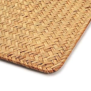 6 Pack Rectangular Woven Placemats, Rattan Wicker Table Mats, 17" x 12", Natural Seagrass Place Mats for Dining Table 6 Pack Rectangular Woven Placemats Rattan Wicker Table Mats 17 x 12 Natural Seagrass Place Mats for Dining Table
