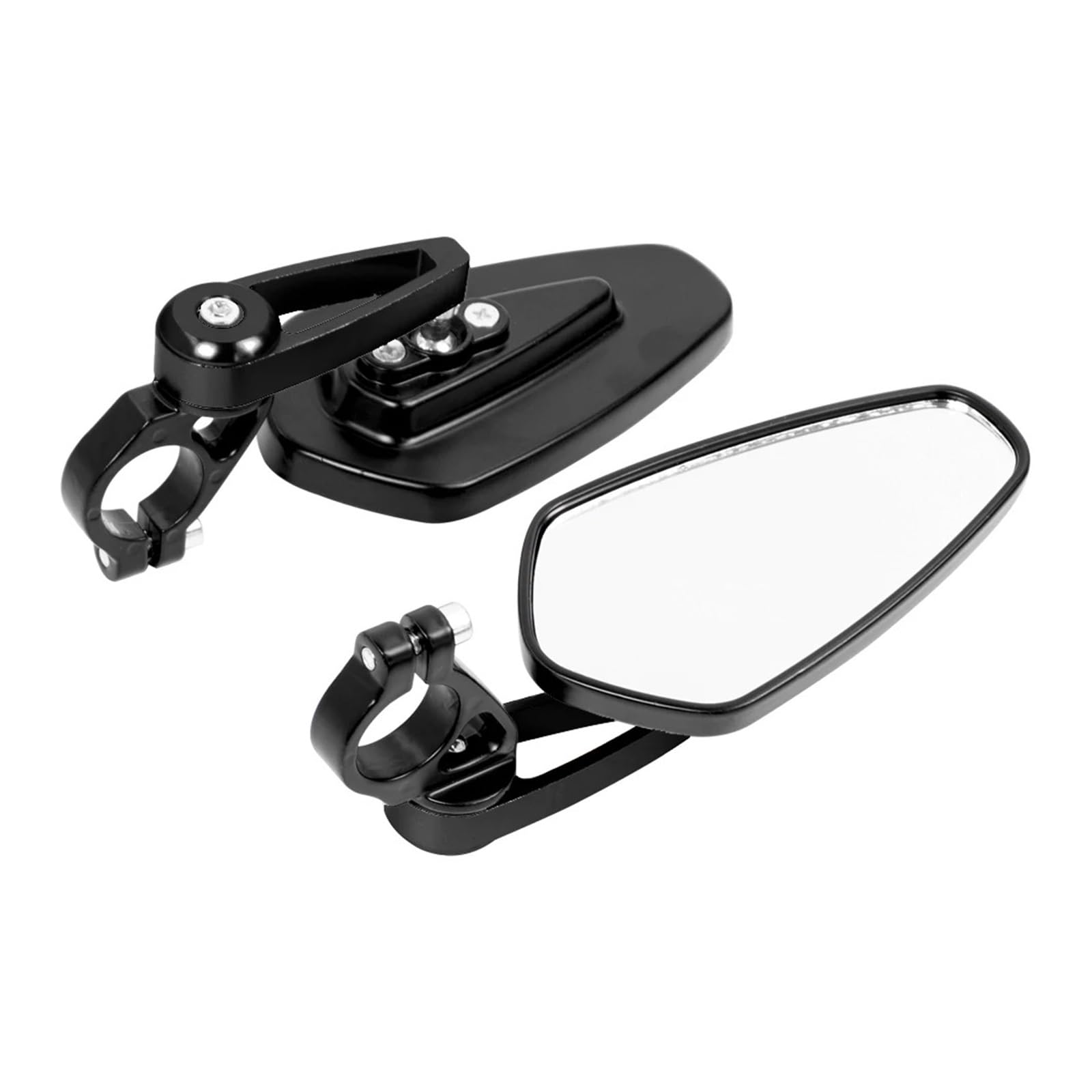 Specchietto retrovisore for Manubrio della Bicicletta, Regolabile, Girevole, di Sicurezza, Compatibile con Monopattino Elettrico Kaabo Mantis King GT/PRO(Gold)