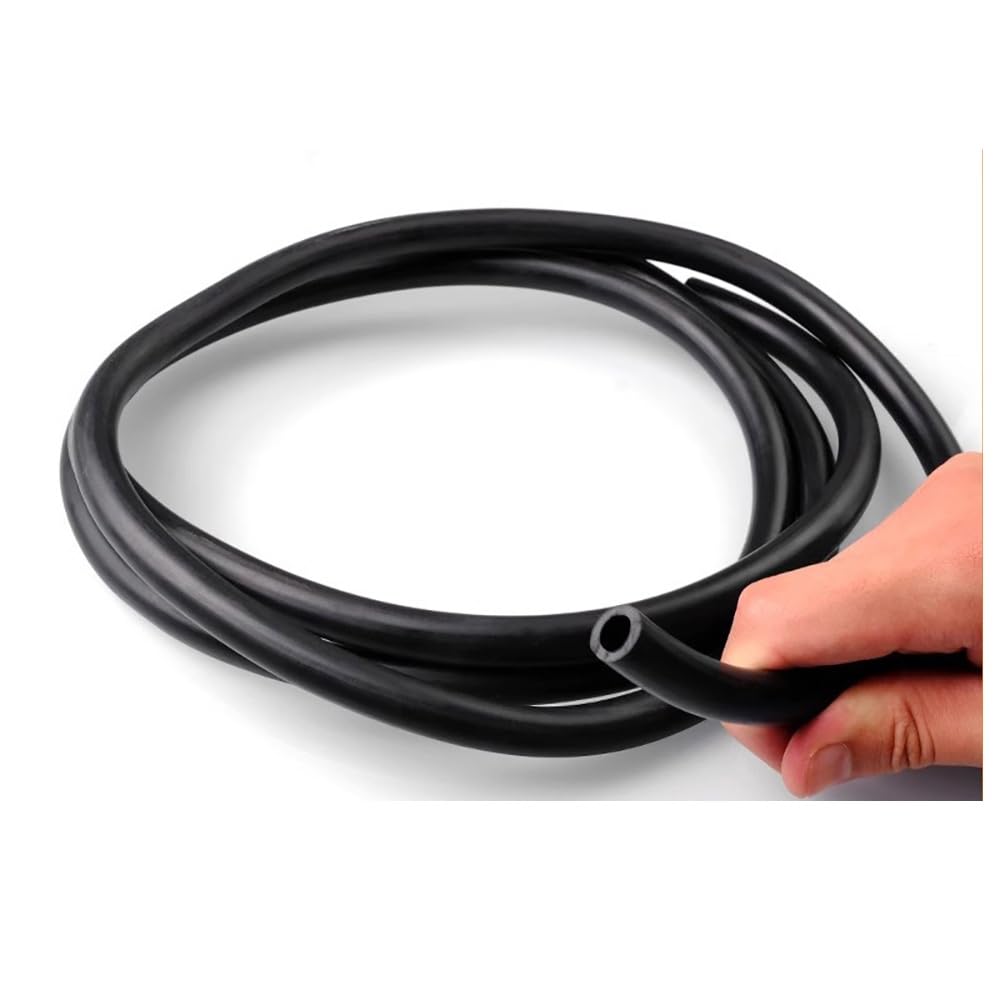 Dyibingdyb 1 Meter Viton Fluorine Rubber Tubing 2Mm-25Mm Id, Black Flexible Pipe For Oil Fuel & Liquid Delivery(Id 16Mm X Od 20Mm)