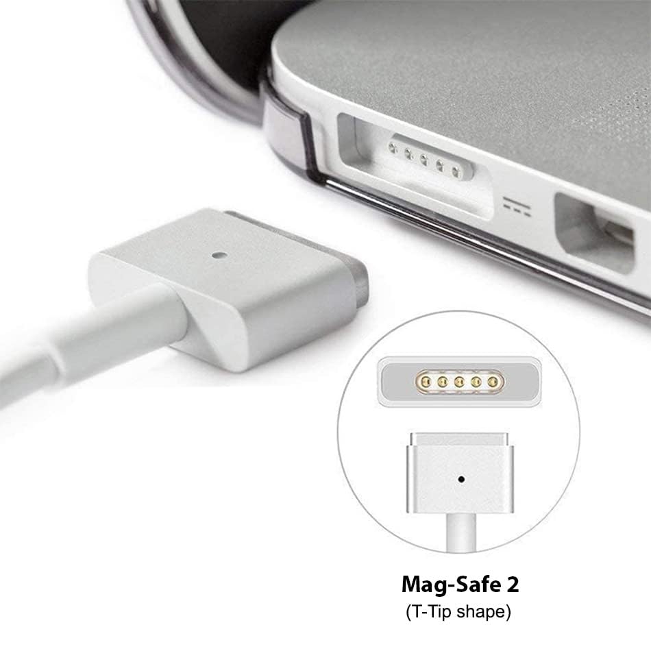 Image of USB Type C to Magnetic MG2 Mgsafe 2 Charging Cable Cord Replacement for Mac-Book Air Pro 45w, 60w, After 2012 Year (not for 85w)