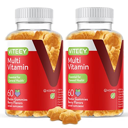 Multivitamin Gummies for Adults Men Woman & Teens, Formulated with 14