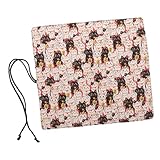 Gadpiparty Große Canvas Pinselrolle mit Bindeband Multifunktionale Pinseltasche für Aquarell...