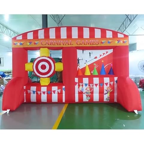 Vinfgoes Inflatable Archery Range Floating Ball Shooting Archery Target Interactive Sport Games+ Inflatable Dart 2 in 1 Interactive Sport Games for Carnival Games Parties, Lawn Games,Team Events Cover