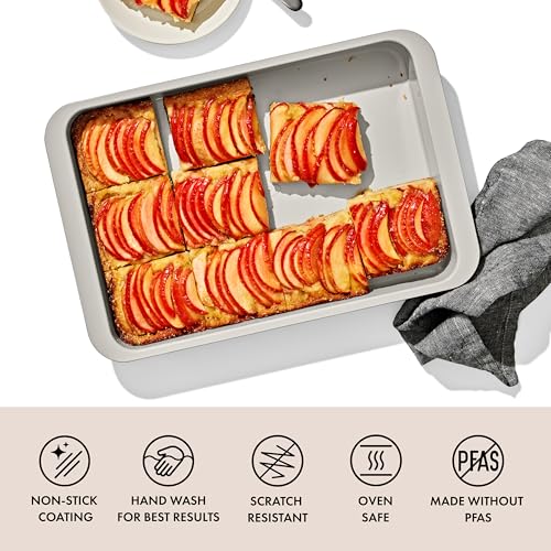 Image of OXO Good Grips Non-Stick Pro Ceramic Coated Metal Bakeware 9 inch x 13 inch Cake Pan - Biscuit