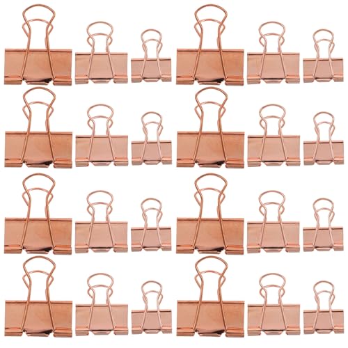 Pinces double clip en métal iplusmile lot de 112 pièces petites pinces à dessin noir