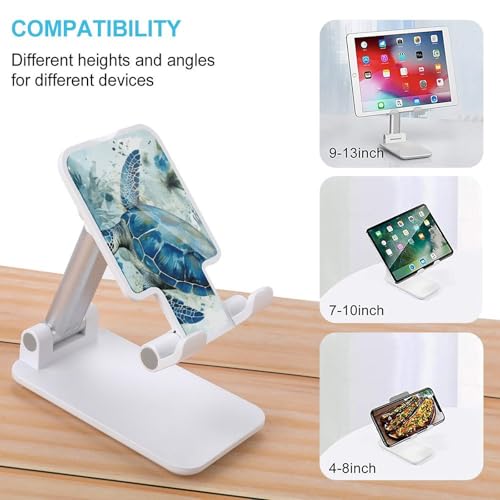 Support téléphone pliable réglable anti douleur cervicale bleu - 3