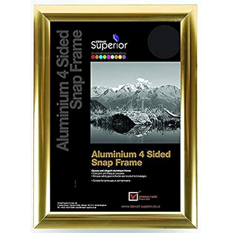 Stewart Superior A3 Polished Gold Snap Frame Cover