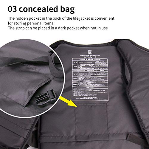 huayao Colete salva-vidas para crianças e adultos, colete salva-vidas de neoprene de verão, colete s