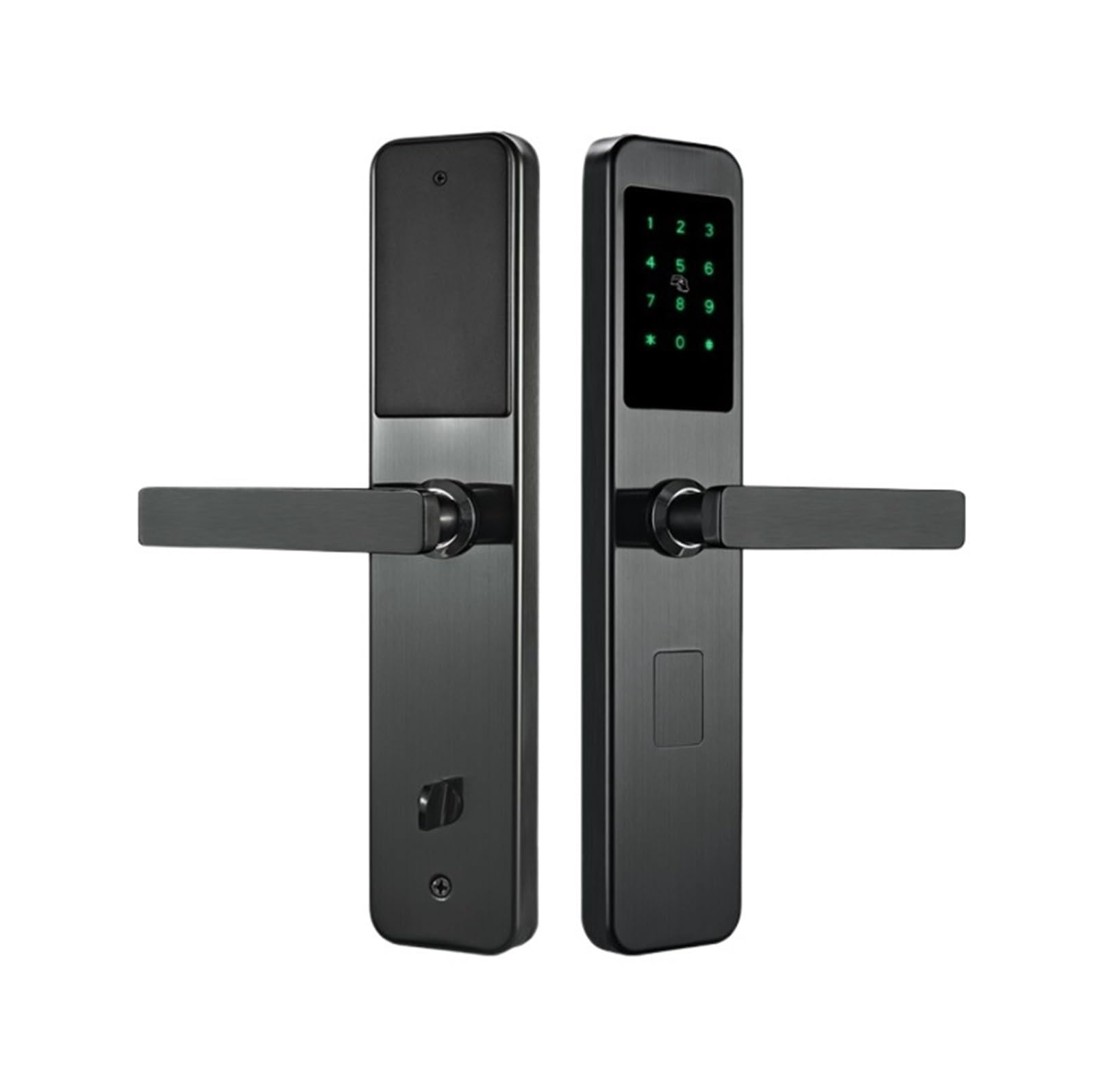 Door Locks WiFi Fingerprint Smart Lock with Handle Biometric Electronic Door Lock for Front Door for Hotels Offices Homes smart