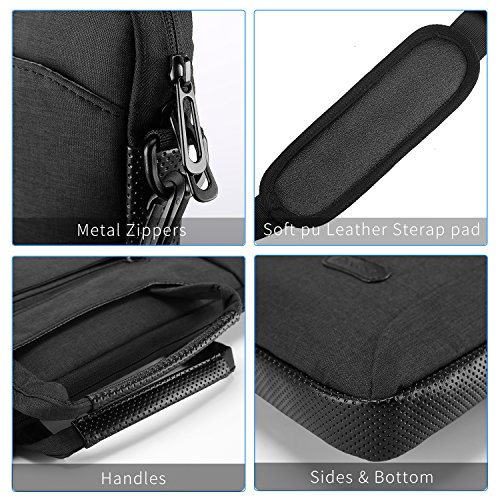 ProCase-14-156-Inch-Laptop-Bag-Messenger-Shoulder-Bag-Briefcase-Sleeve-Case-for-15-Macbook-Pro-14-15-156-Inch-Laptop-Ultrabook-Notebook-MacBook-Chromebook-Computer-Black
