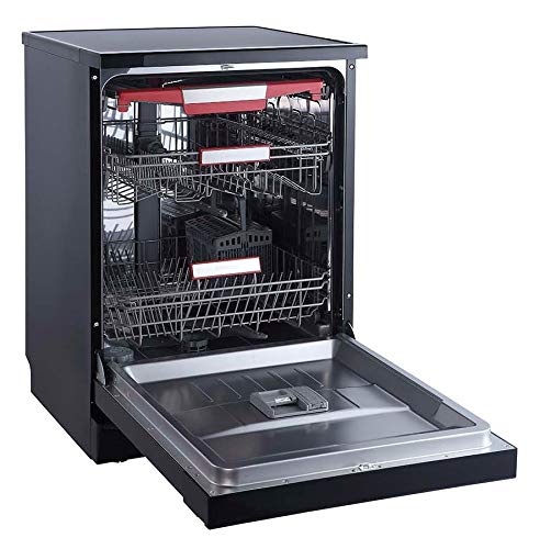 LAVAVAJILLAS-DIW-61STB-INFINITON-A-NEGRO-MATE-Display-LED-14-Servicios-Funcion-de-media-carga-Control-Electronico-Easyplay-Independiente