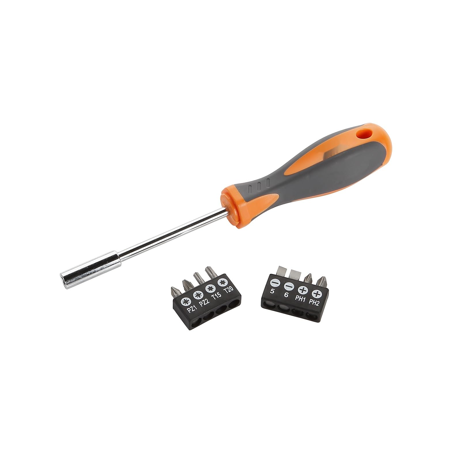 Bit Holder and bit Set 9 Pieces, Compatible with Screwdrivers, Ideal for Precision and Maintenance Work