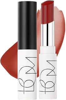 BOM Dewy Lip Balm #07 PURE CHILI - Korean Tinted Lip Balm, Long Lasting Durability, Natural Finish, Intense Color, Light Comfort, Korean Makeup | K-Beauty