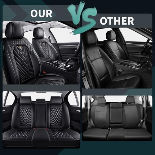 Image of Car Seat Covers for Chevy Bolt EV 2017-2026 Leather Full Set