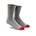 Volcom Men's Full Stone Heather Sock, Heather Grey, One Size/Small