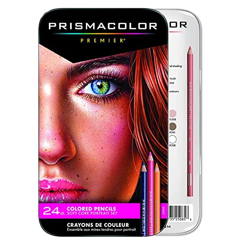 Kassandra for 25085R for Prismacolor for Premier Colored Pencils, Portrait Set and Soft Core (Overseas Edition - 24 Count)