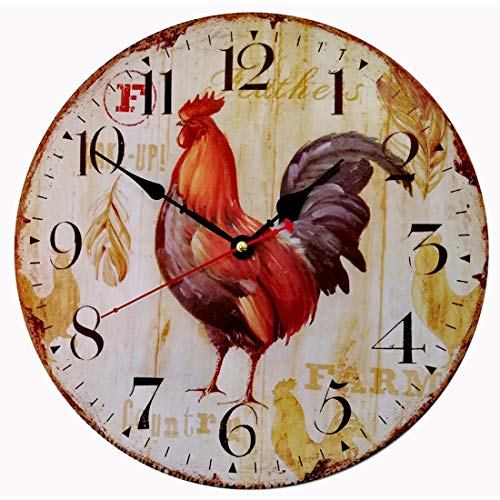SKJIND Farmhouse - Reloj de pared (madera), 16inch