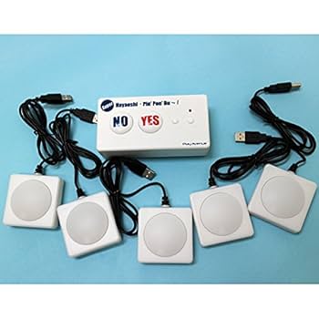 早押し機 スーパーハヤオシピンポンブー本体&amp;特製早押しボタンカラー5色灰box 61VwQAo8SIL._AC_UL210_SR210,