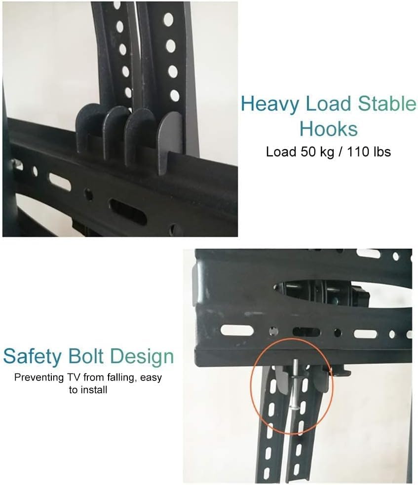 Soporte móvil para TV con ruedas y estante ajustable miniatura 4