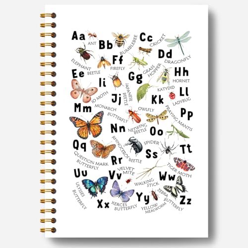 Carnet d'entomologie de qualité supérieure avec couverture rigide d'insectes