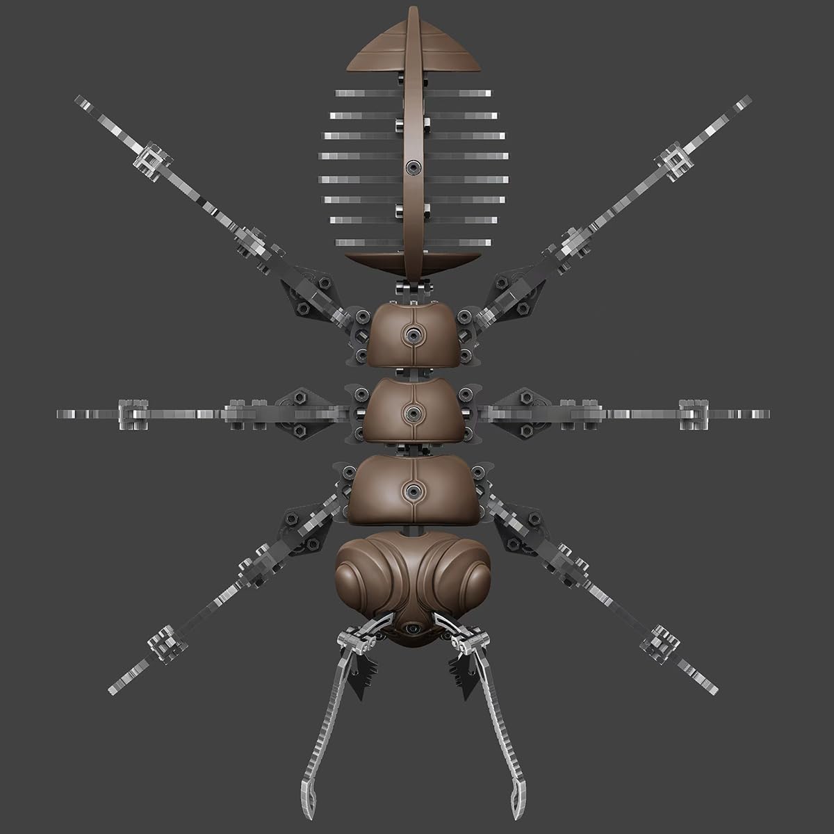 3D Metall Puzzle Ameisen Modellbausatz, 150+ Teile Steampunk Insekt Montageprojekt, Mechanisches DIY Sammlermodell Kreatives Geschenk Für Erwachsene Enthusiasten