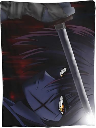 Miniatura 9 de Rurouni - Manta Kenshin ultra suave, manta de franela polar para sofá, cama, sofá, viajes, campamento, 50 x 40 pulgadas