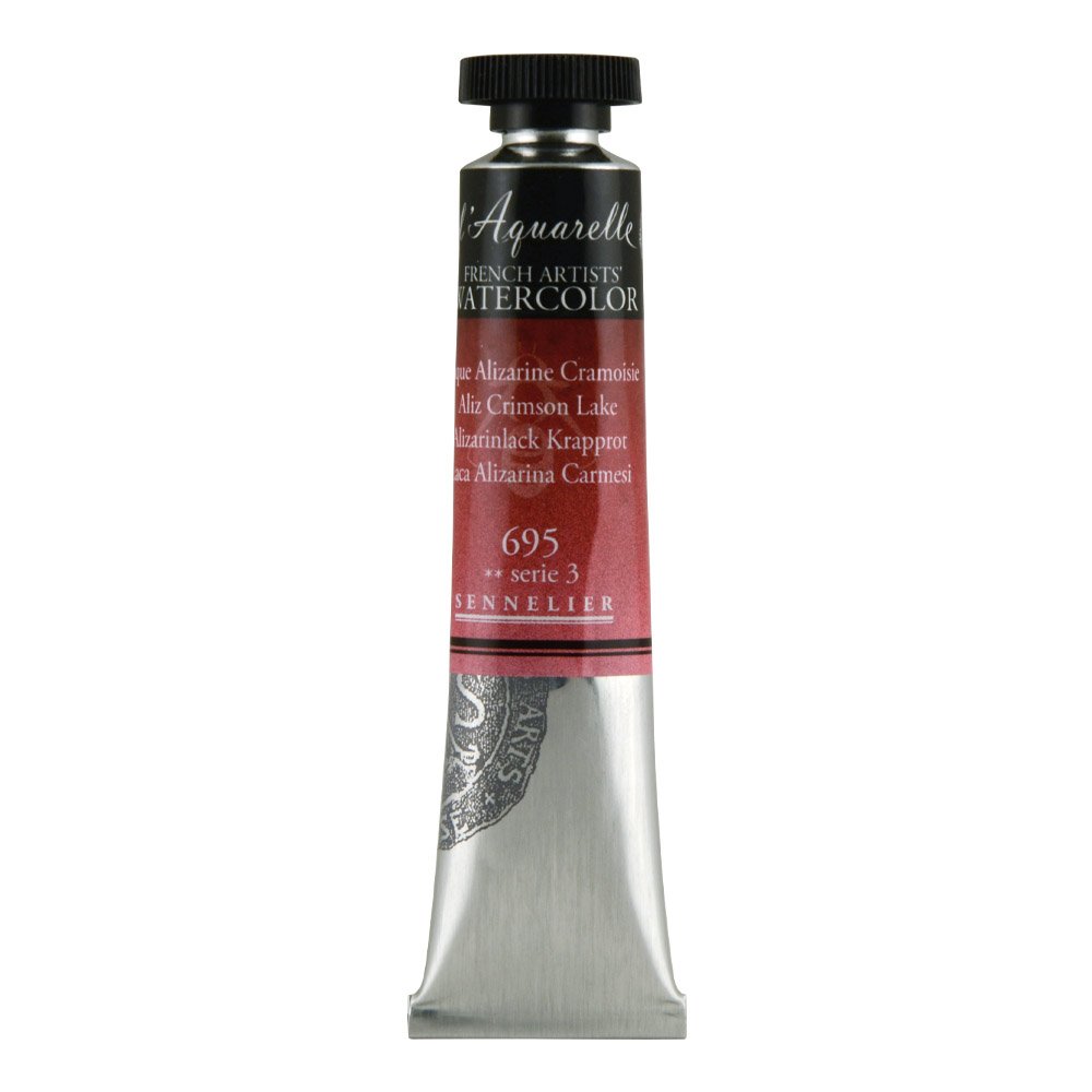 Sennelier Red Watercolour 21Ml Tube S3 - Alizarin Crimson Lake (695)