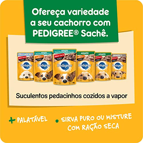 Ração Para Cachorros Pedigree Carne e Vegetais Adultos Raças Médias e Grandes 20kg