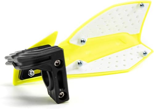 Miniatura 10 de Evomosa Guardias de mano de motocicleta Universal 78" 0.866 in Motocross Handguard (Negro-negro)