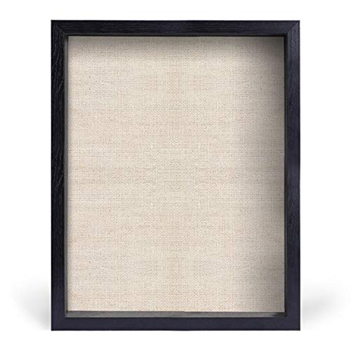 Shadow Box Frame Wood Display Case for Awards Medals Photos - Ready to