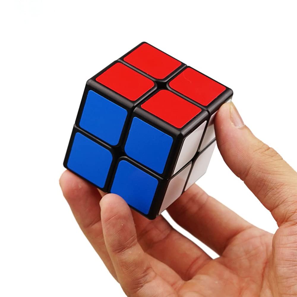 EACHHAHA 2 pièces Cube Magique 3x3,Speed Cube Set,Professionnel, Lisse