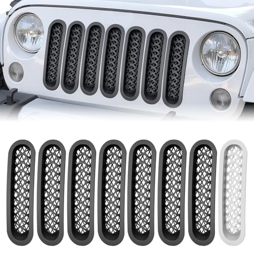 YZONA Matte Black Grill Inserts