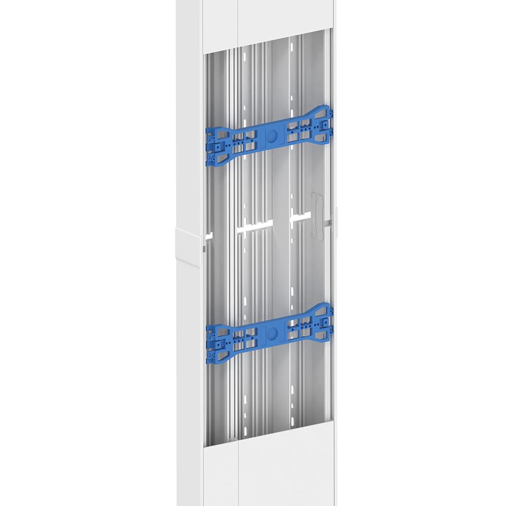 GGK - GTL Gaine Technique de Logement 2 Compartiments - Arrivée Principale indépendante - Séparateur Courant Fort/Faible - Dim 60 x 250mm, Long 2,60m - Livrée en 2 Parties de 1,30m assemblables
