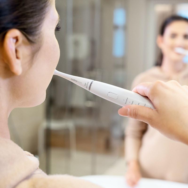 Niceboy Ion SmartSonic Wiederaufladbare Zahnbürste, Weiß – Bild 7