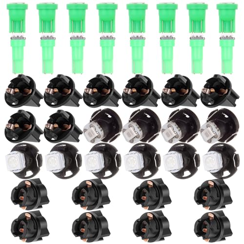 LBRST 8 x T10 6-3020-SMD Green 168 Instrument Lights 8 x T10 168 Twist Lock Socket 8 x T5 1-5050-SMD Green 74 73 2721 Instrument Lights 8 x T5 74 73 2721 Twist Lock Socket