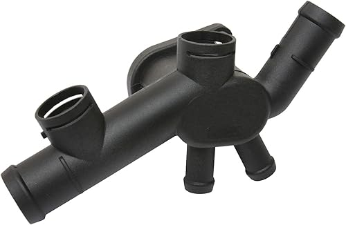 TRQ Carcasa de brida de manguera de refrigerante compatible con Volkswagen Beetle 98-05 2.0L