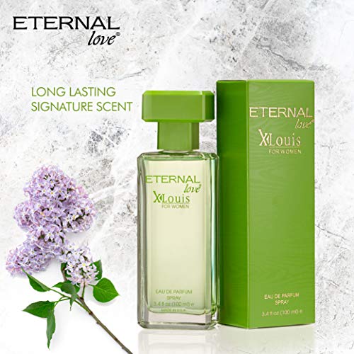 Image of Eternal Love Eau De Parfum X-Louis For Women 100ml & Refreshing Perfumed Body Spray X-Louis For Women 200ml | Combo Set of Perfume & Deodorant Spray