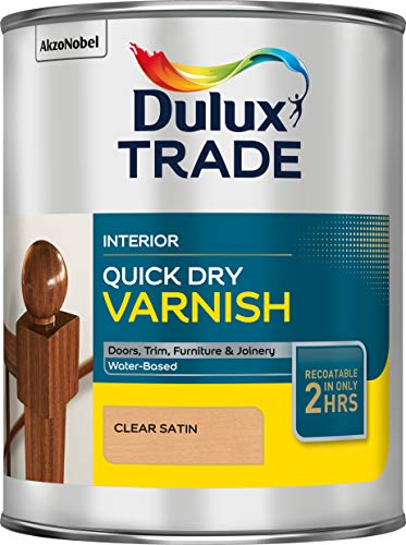 Dulux Trade Quick Drying Varnish Satin 1L