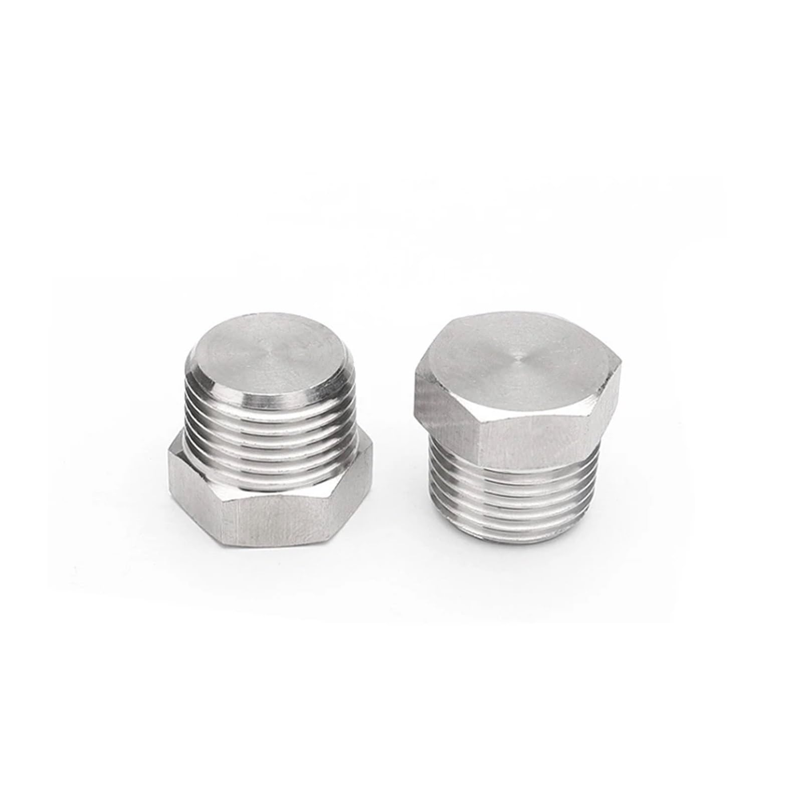 Tapón hex macho BSPT 1/2 acero inoxidable 304 para tubería agua y gas