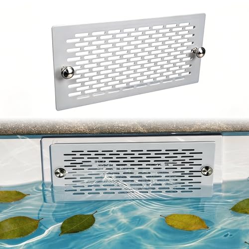 REALDOOGYMX Pool Skimmer Leaf Guard Compatible with Hayward SP1091WM Dyna-Skim Above-Ground Pool Skimmer Skimmer Net Cover Direct Fit Basket Protector Prevents Leaves & Debris Clogs (1 Pack)