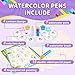 MINDNOOK Magic Brush Painting Set for Kids, Mess Free Art Station with Color-Changing Brush for Creative Learning at Home & School, Gift for Toddlers Ages 3,4,5,6,7,8,9