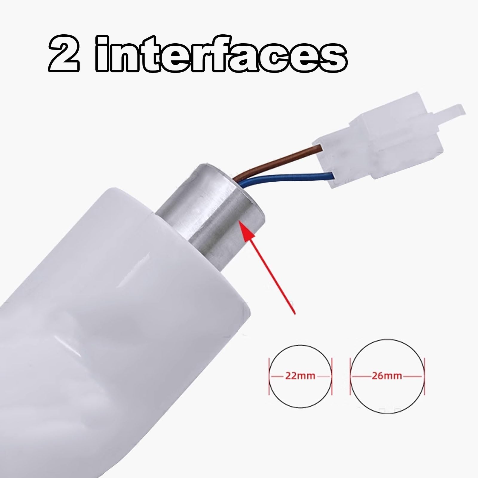 Lampa LED Do Badania Stomatologicznego Akcesoria Do Foteli Dentystycznych Stomatologiczna Lampka Ustna Z 6 Żarówkami I Uchwytem 2 Rodzaje Uchwytów Interfejsu(26-35mm)