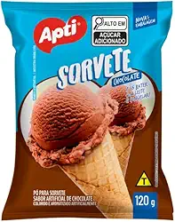 Pó para Sorvete Apti sabor Chocolate 120g