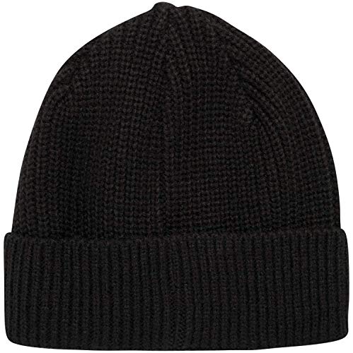 Hurley Men's Cuffed Beanie - Loose Knit Winter Hat, Size One Size, Black #TOP4