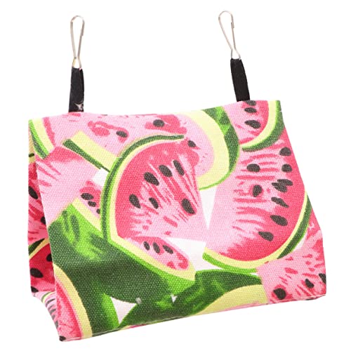 HANABASS オウムの巣 犬用バスケットベッド 鳥の睡眠ベッド ハンモックパッド 鳥のベッド 鳥のための寄り添う小屋 ネスト ペットハンモックベッド 鳥の巣の飾り 鳥用 屋内の鳥の巣 Green