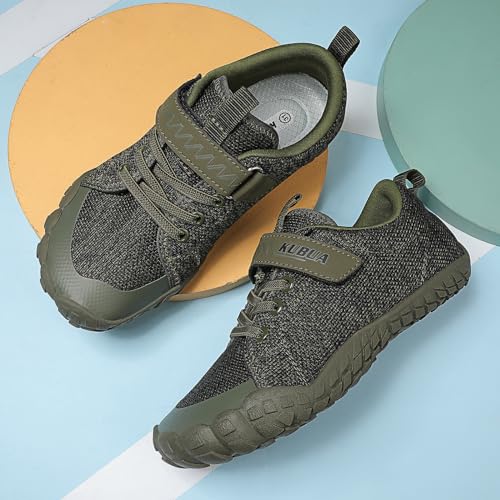 Image of KUBUA Kids Barefoot Shoes for Boys Girls Zero Drop Minimalist Sneakers | Wide Toe Box, Natural Foot Development, Lightweight, Hiking, Running, Tennis, Walking, School, Toddler, Little Kid, Big Kid