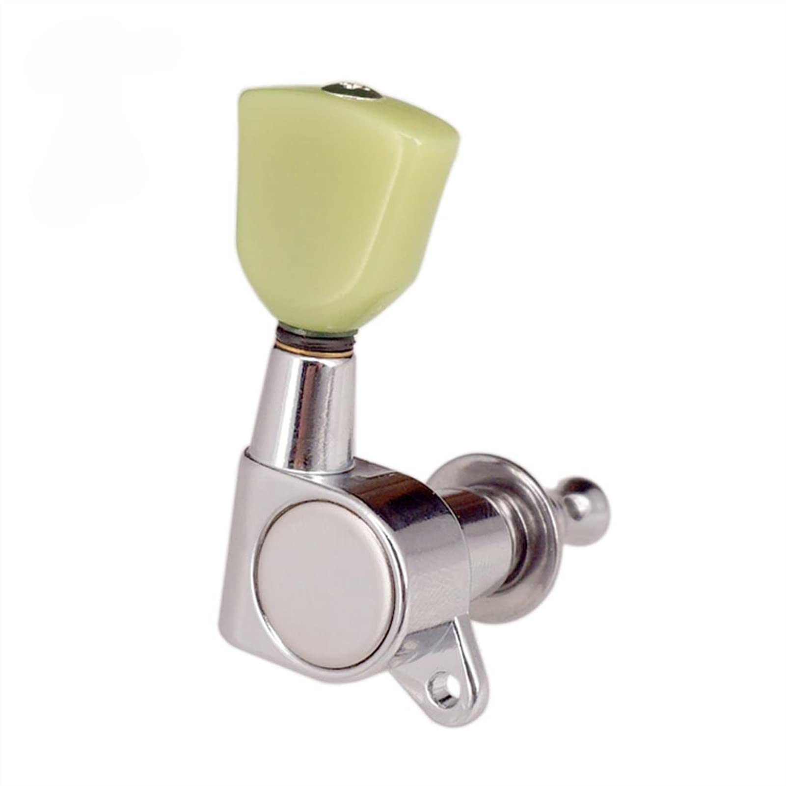 FLFL Gitarren-Mechaniken 6 Stück Geschlossene Tuning-PEGs Tuning-Tasten Tuner Für E-Gitarre Ersatzteile 3L3R. Gold (Color : Silver)
