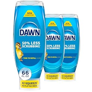 Dawn Ultra EZ-Squeeze Dish Soap, Dishwashing Liquid, Original, 3x22oz